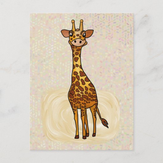Carte Postale Girafe (Devant)
