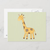 Carte Postale Girafe (Devant / Derrière)