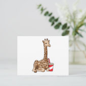 Carte Postale Girafe (Debout devant)