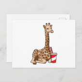 Carte Postale Girafe (Devant / Derrière)