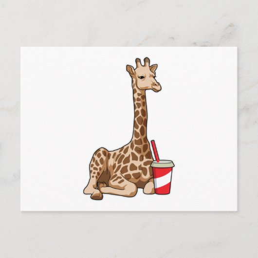 Carte Postale Girafe (Devant)