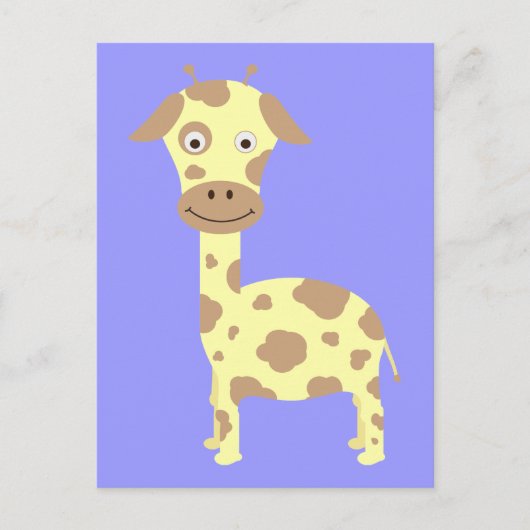 Carte Postale Girafe (Devant)