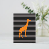 Carte Postale girafe (Debout devant)