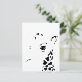 Carte Postale girafe (Debout devant)