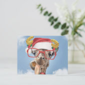 Carte Postale Girafe de Christmas (Debout devant)