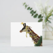 Carte Postale Girafe de Christmas (Debout devant)
