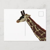 Carte Postale Girafe de Christmas (Dos)