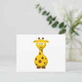 Carte Postale Girafe de dessin animé (Debout devant)