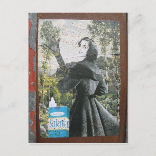 Carte Postale girafe de fumée (Devant)