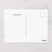 Carte Postale girafe heureuse (Dos)