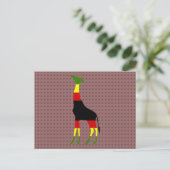 Carte Postale girafe jamaïcain (Debout devant)