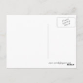 Carte Postale GIRAFE & OWL Postcard (Dos)