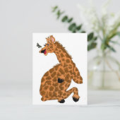 Carte Postale Girafe qui rit (Debout devant)