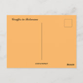 Carte Postale Girafes au coucher du soleil au Botswana (Dos)