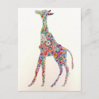 Carte Postale Giraffe
