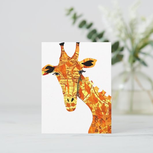 Carte postale Giraffe (Debout devant)