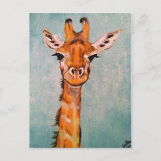 Carte Postale Giraffe