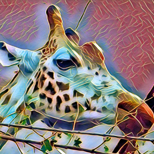 CARTE POSTALE GIRAFFE