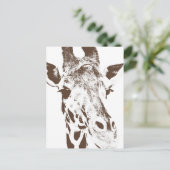 Carte Postale Giraffe (Debout devant)
