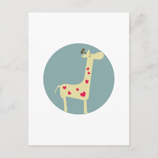 Carte Postale Giraffe (Devant)