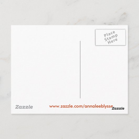 Carte postale Giraffe (Dos)