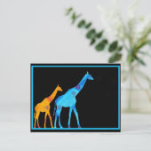 Carte postale Giraffe (Debout devant)