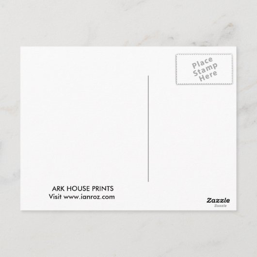 CARTE POSTALE GIRAFFE (Dos)