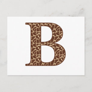 Carte Postale Giraffe A