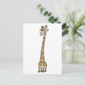 Carte Postale Giraffe à long cou (Debout devant)
