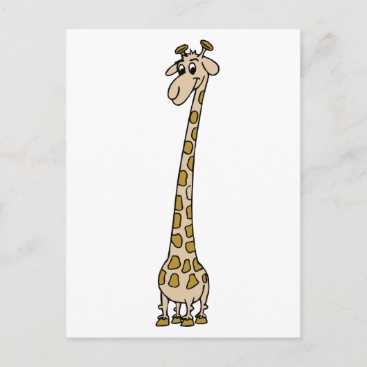 Carte Postale Giraffe à long cou (Devant)
