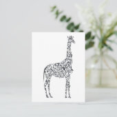 Carte Postale GIRAFFE AFRICAIN par NICHOLAS (Debout devant)