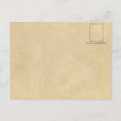 Carte Postale Giraffe Alphabet animal (Dos)