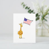 Carte Postale Giraffe américaine (Debout devant)