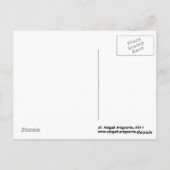 Carte postale Giraffe amusante (Dos)