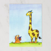 Carte postale GIRAFFE ANNIVERSAIRE par Nicole Jane