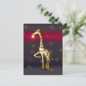 Carte Postale Giraffe brillante (Debout devant)