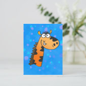 Carte Postale Giraffe de dessin (Debout devant)