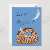 Carte Postale Giraffe Dreams (Devant / Derrière)