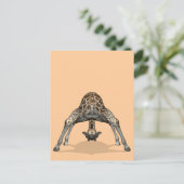 Carte Postale Giraffe flexible Silly Childish (Debout devant)