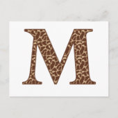 Carte Postale Giraffe M (Devant)