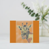 Carte Postale Giraffe Rire (Debout devant)