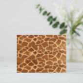 Carte Postale Giraffe Skin (Debout devant)