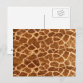 Carte Postale Giraffe Skin (Devant / Derrière)