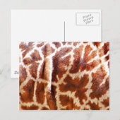 Carte Postale Giraffe Skin_ (Devant / Derrière)