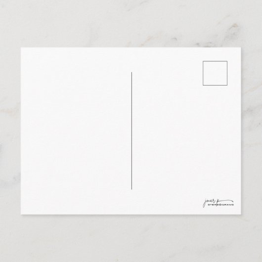 Carte Postale GIRAFFE Stereogram Magic Eye - No Envelope (Dos)