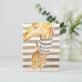 Carte Postale Giraffe Stripes (Debout devant)
