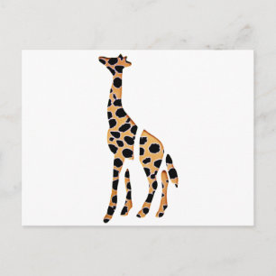 Carte Postale Giraffe Wild Mash Up