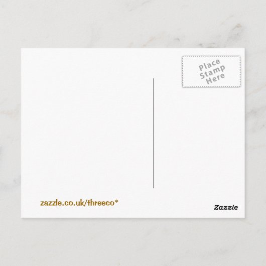 CARTE POSTALE GIRAFFES (Dos)