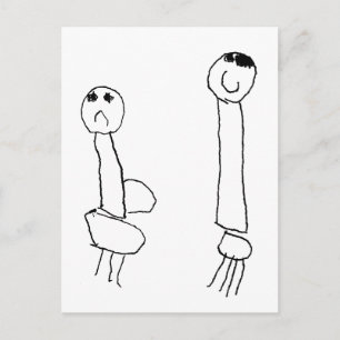 Carte Postale Giraffes