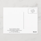 Carte Postale Giraffes - "Rappelez-vous toujours que je vous aim (Dos)